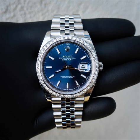 diamond rolex datejust 41|Rolex Datejust diamond bezel.